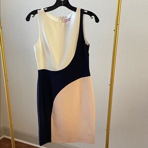 Colorblock Sleeveless Dress